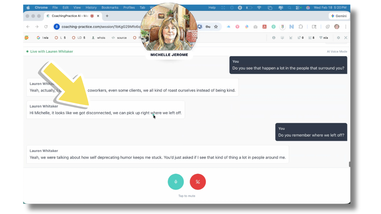 If Your Session Gets Interrupted